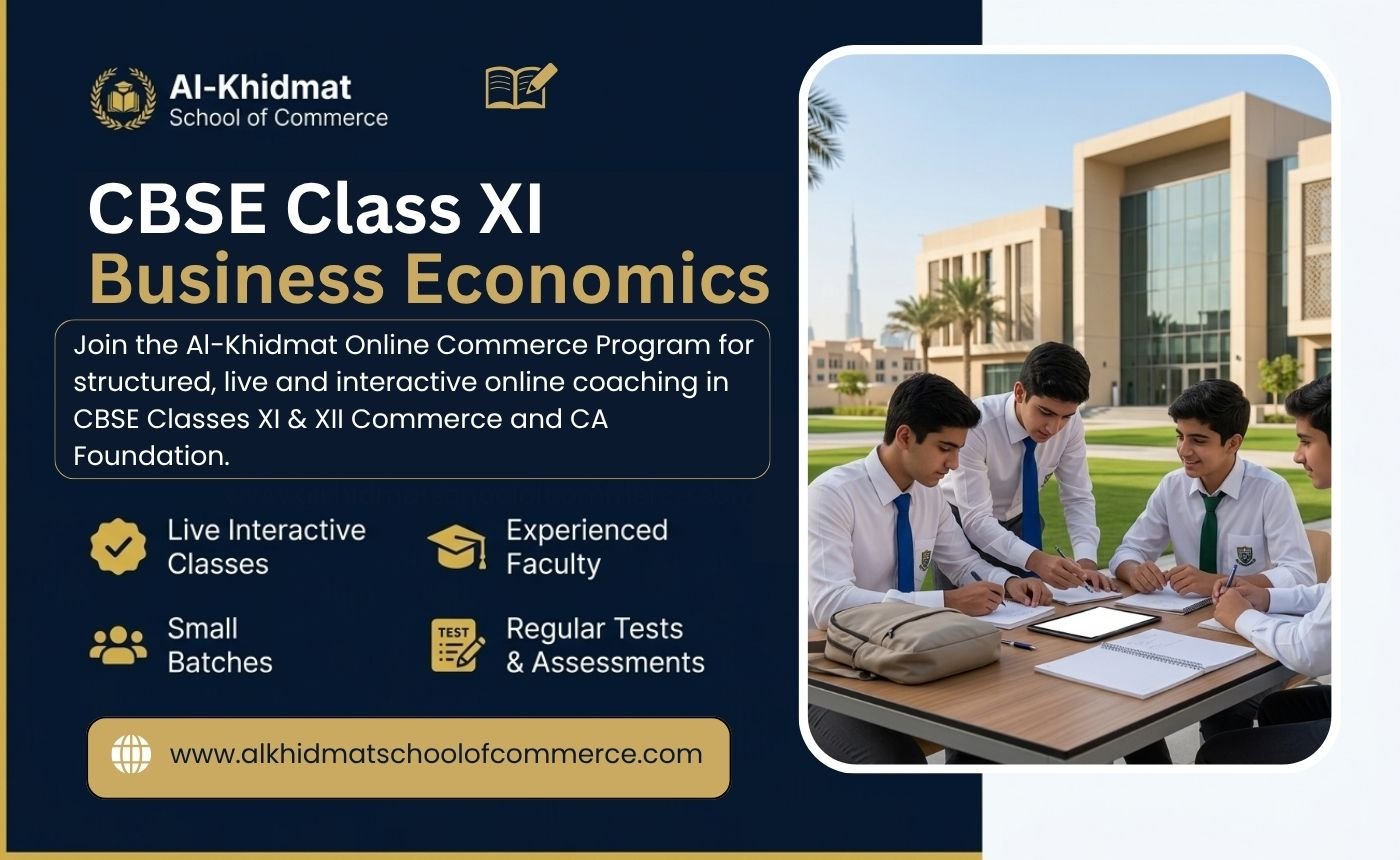 CBSE Class XI & XII Commerce – Business Economics