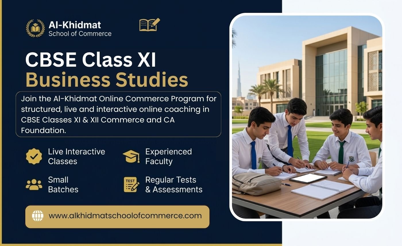 CBSE Class XI & XII Commerce – Business Studies